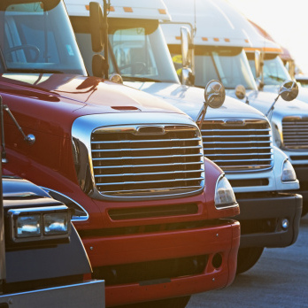 Freight Trucks Parked